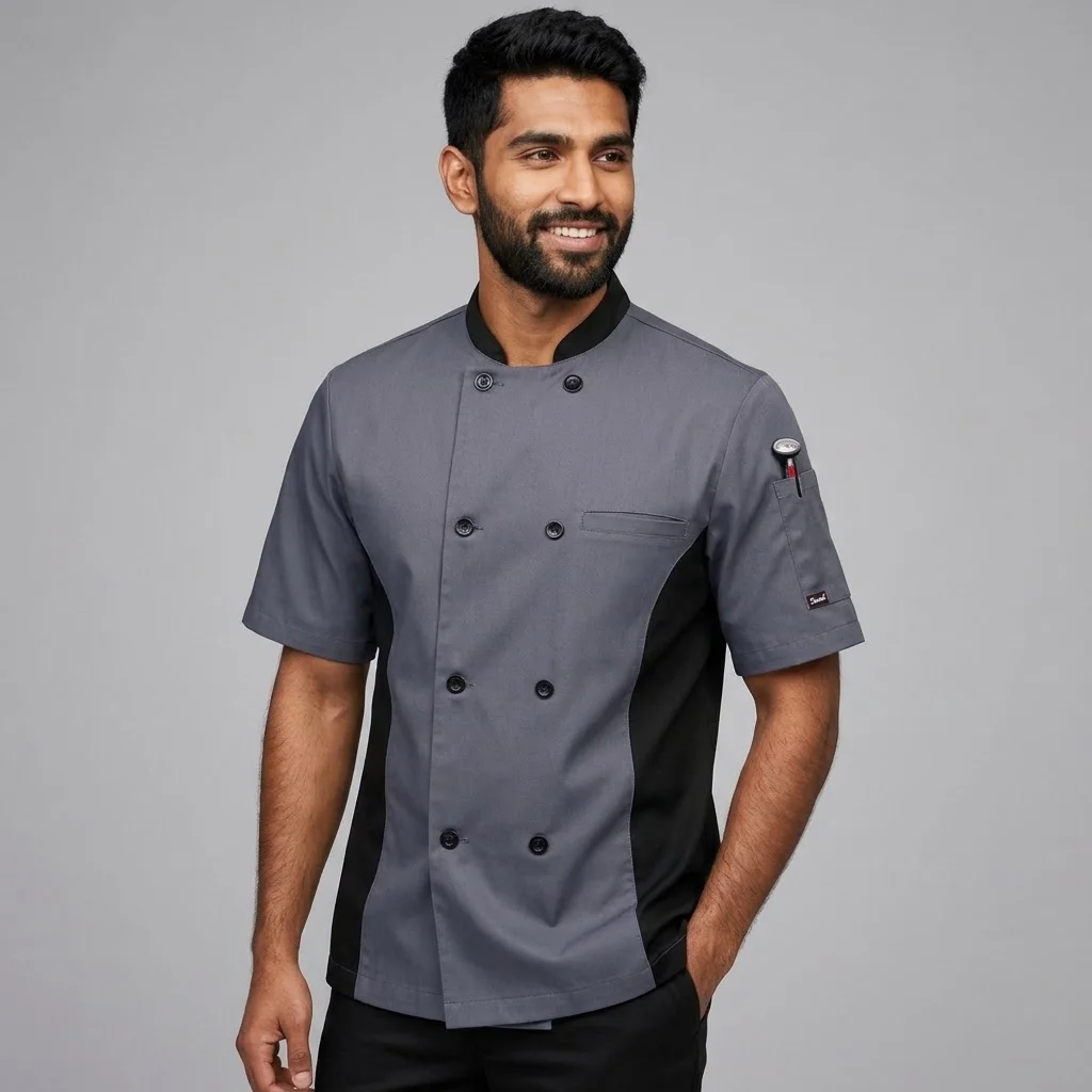 Men’s Short Sleeve Chef Coat